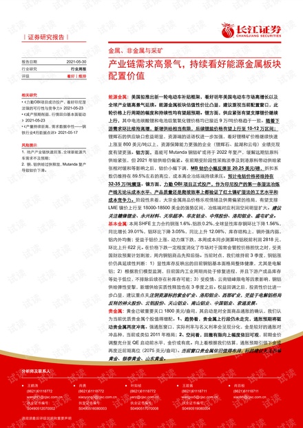 长江网金属价格，市场动态与行业洞察