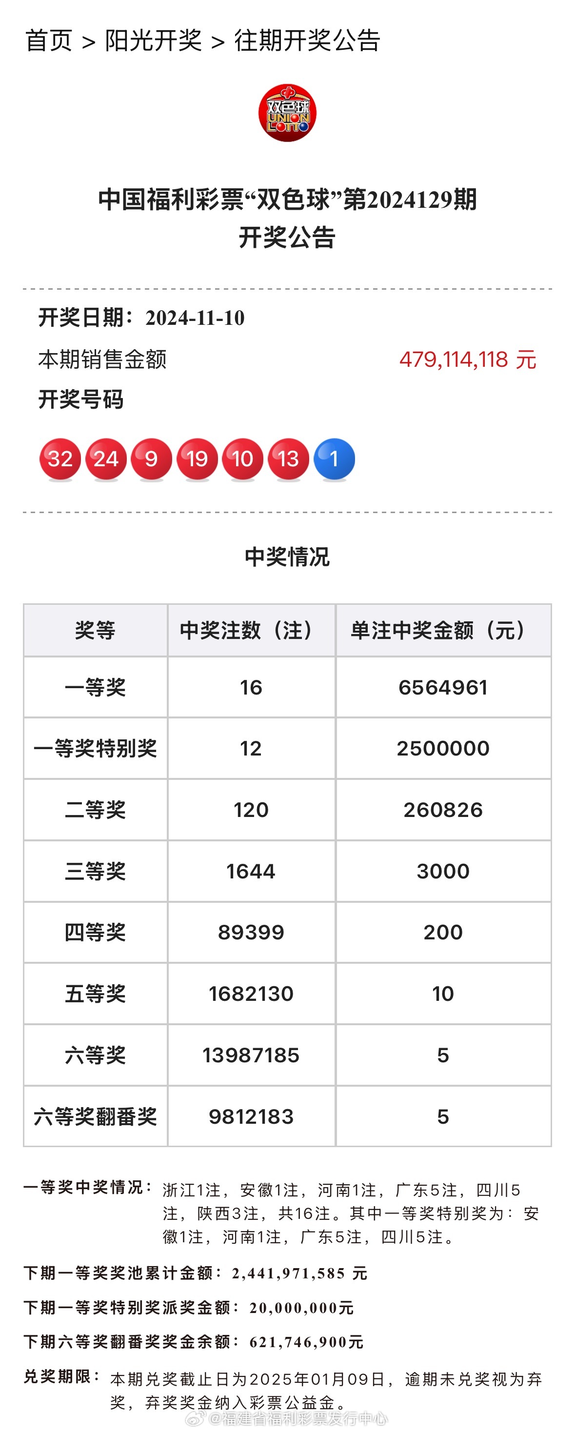 福利彩票第102期开奖号码揭晓