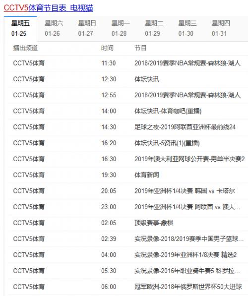 CCTV5直播在线观看高清体验指南