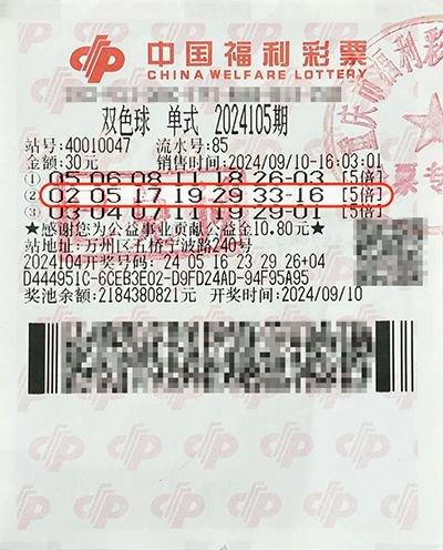 双色球2008105期开奖结果揭晓，彩民期待揭晓