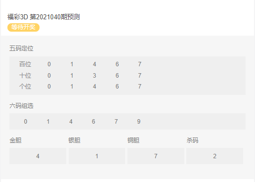 专家预测分析